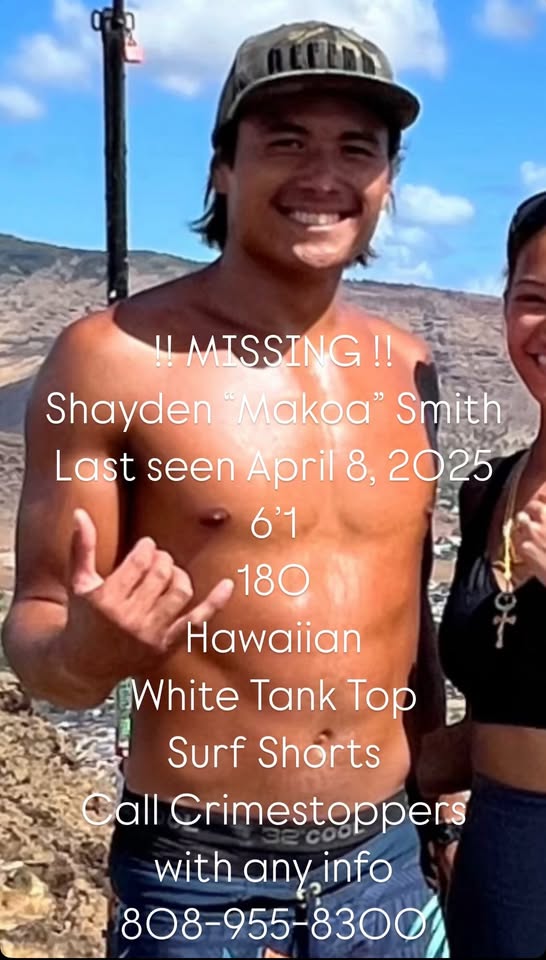 MISSING PERSON - Waiawa area | Stolen Stuff Hawaii