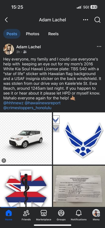 VEHICLE THEFT - Ewa Beach, Oahu | Stolen Stuff Hawaii