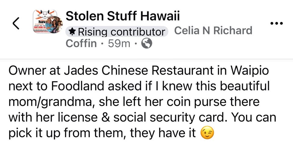 FOUND PET - Hawaii | Stolen Stuff Hawaii