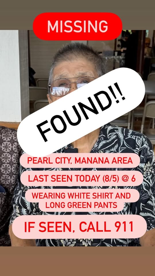 MISSING PERSON - Hawaii | Stolen Stuff Hawaii