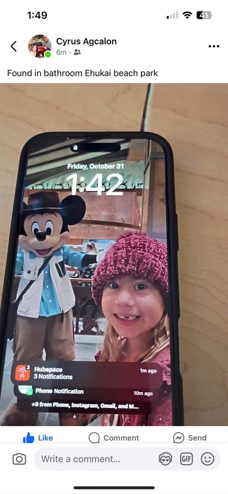 FOUND ITEM - Ehukai Beach Park, Sunset Elementary School | Stolen Stuff Hawaii