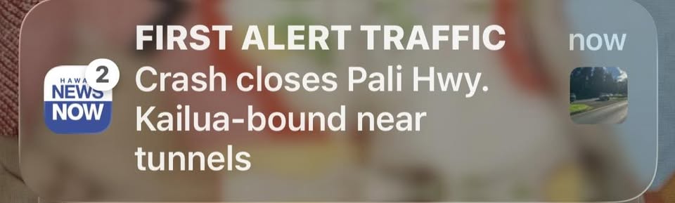 ROAD CLOSURE - Unknown | Stolen Stuff Hawaii