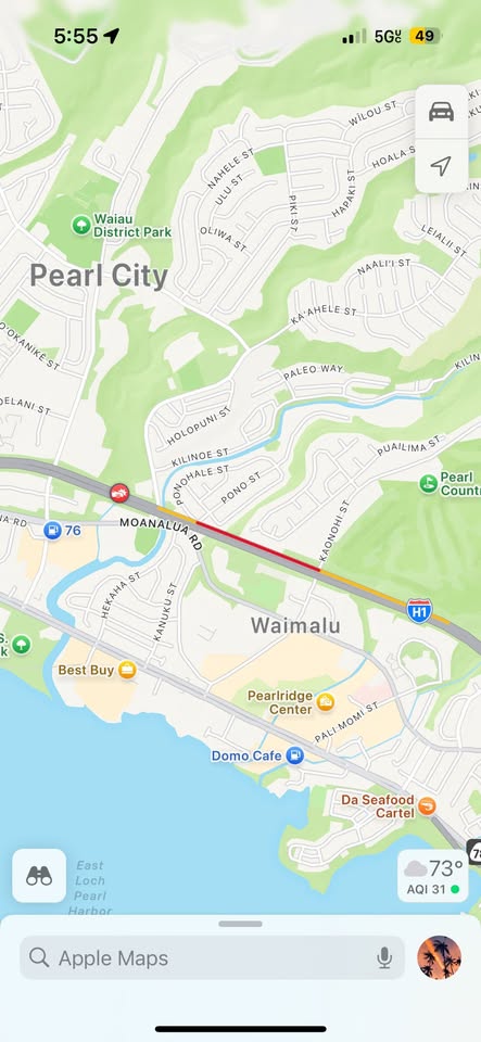 TRAFFIC INCIDENT - Unknown | Stolen Stuff Hawaii