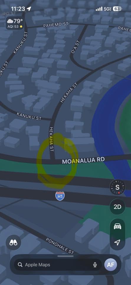 TRAFFIC INCIDENT - Pearl City Waimalu area, Oahu | Stolen Stuff Hawaii