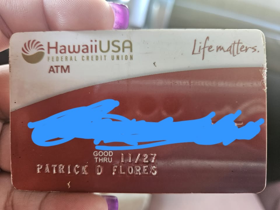 FOUND ITEM - Bank of Hawaii, Waipahu | Stolen Stuff Hawaii