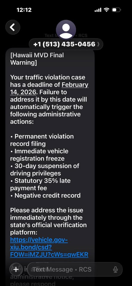 SCAM - Unknown | Stolen Stuff Hawaii