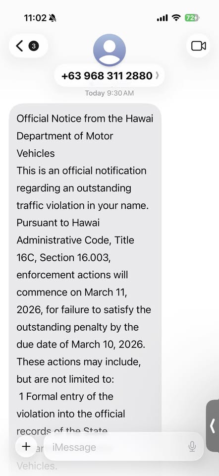 SCAM - Unknown | Stolen Stuff Hawaii