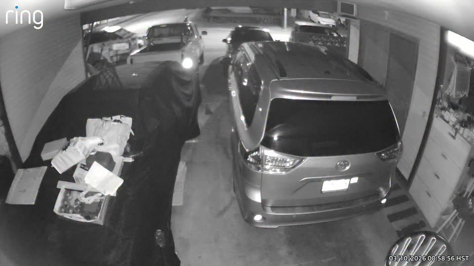 ATTEMPTED THEFT - Wekiu Street, Lahaina, Maui | Stolen Stuff Hawaii
