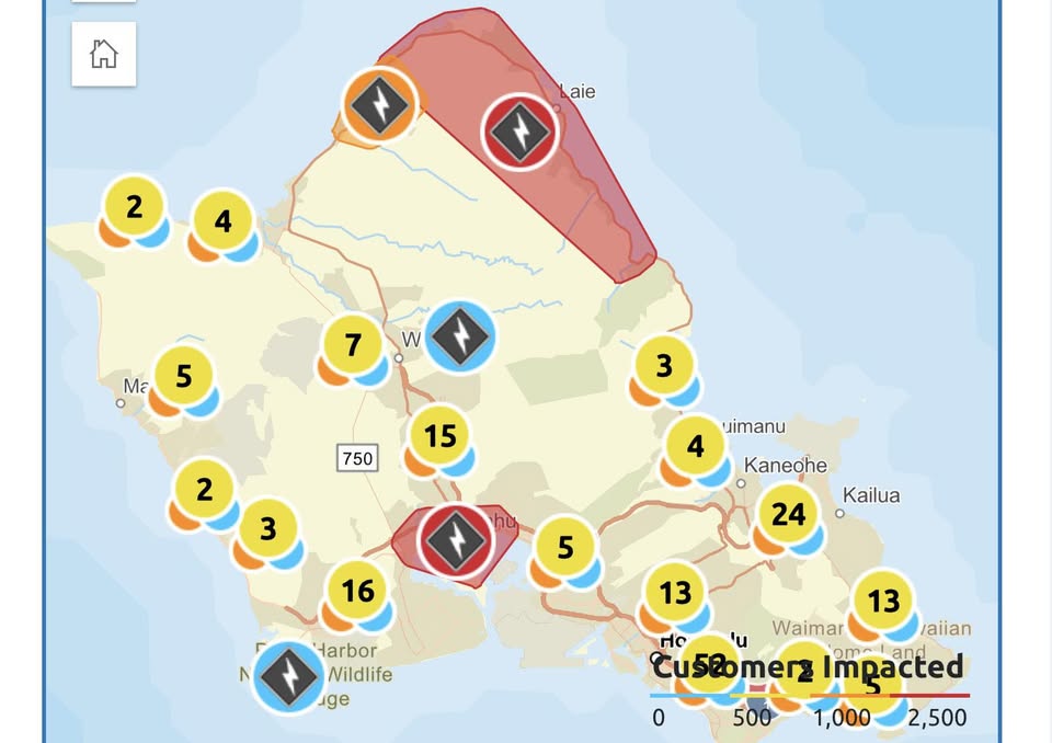 POWER OUTAGE - Unknown | Stolen Stuff Hawaii