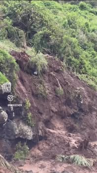ROAD CLOSURE - Kamehameha Highway, Waimea Bay, Oahu | Stolen Stuff Hawaii