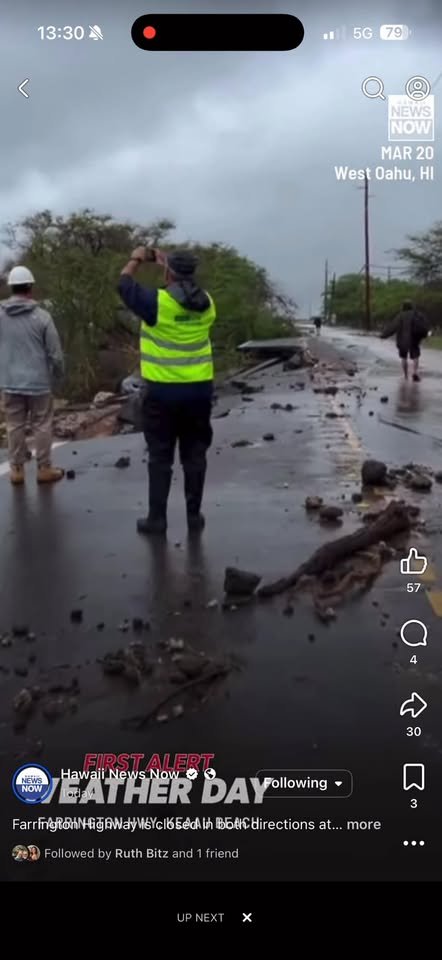 TRAFFIC - Kea’au Beach Park, Farrington Highway, Oahu | Stolen Stuff Hawaii