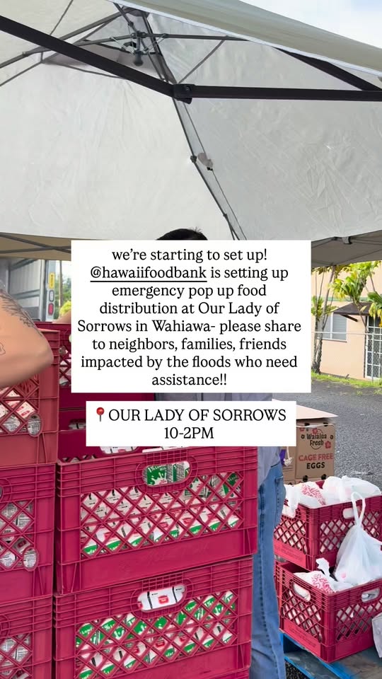 ANNOUNCEMENT - Our Lady of Sorrows, Wahiawa | Stolen Stuff Hawaii