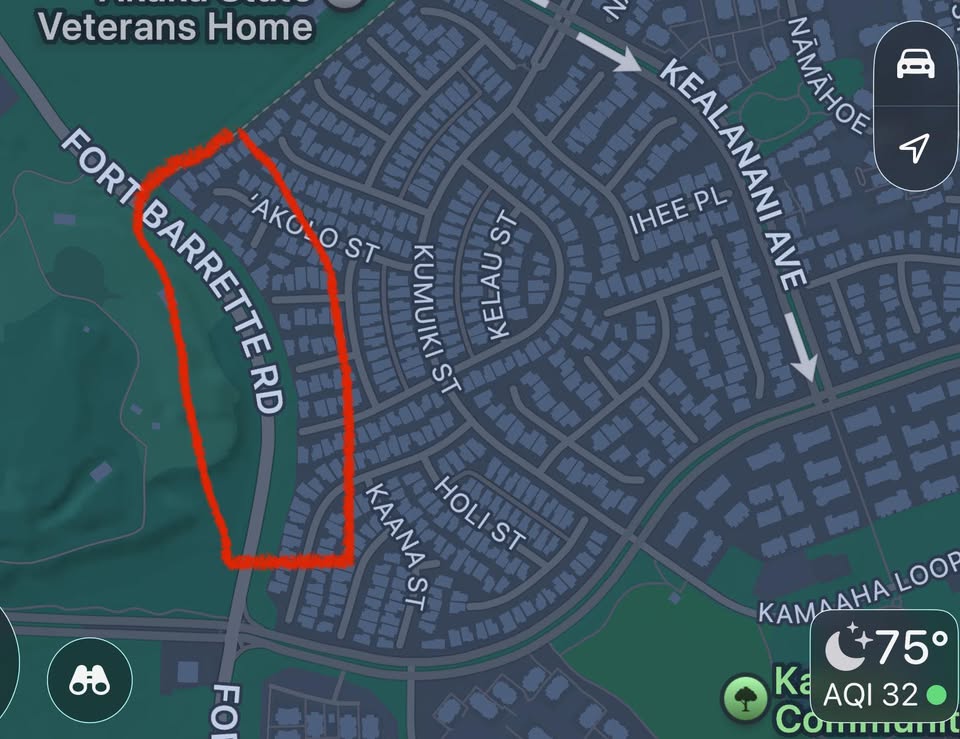 TRAFFIC - Ft. Barrette Rd, Makakilo, Kalaeloa, Kapolei Regional Park, Kama’aha Ave | Stolen Stuff Hawaii