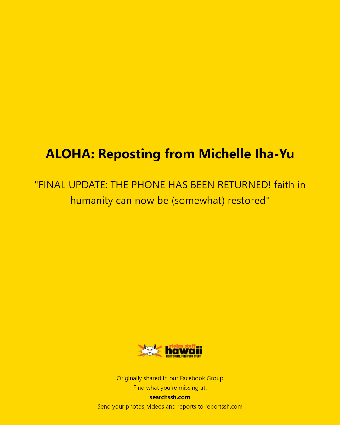ALOHA - Hawaii | Stolen Stuff Hawaii