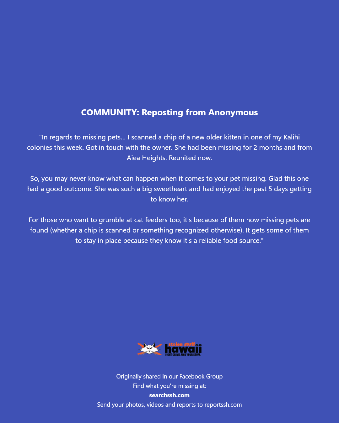 COMMUNITY - Kalihi, Honolulu, Oahu | Stolen Stuff Hawaii