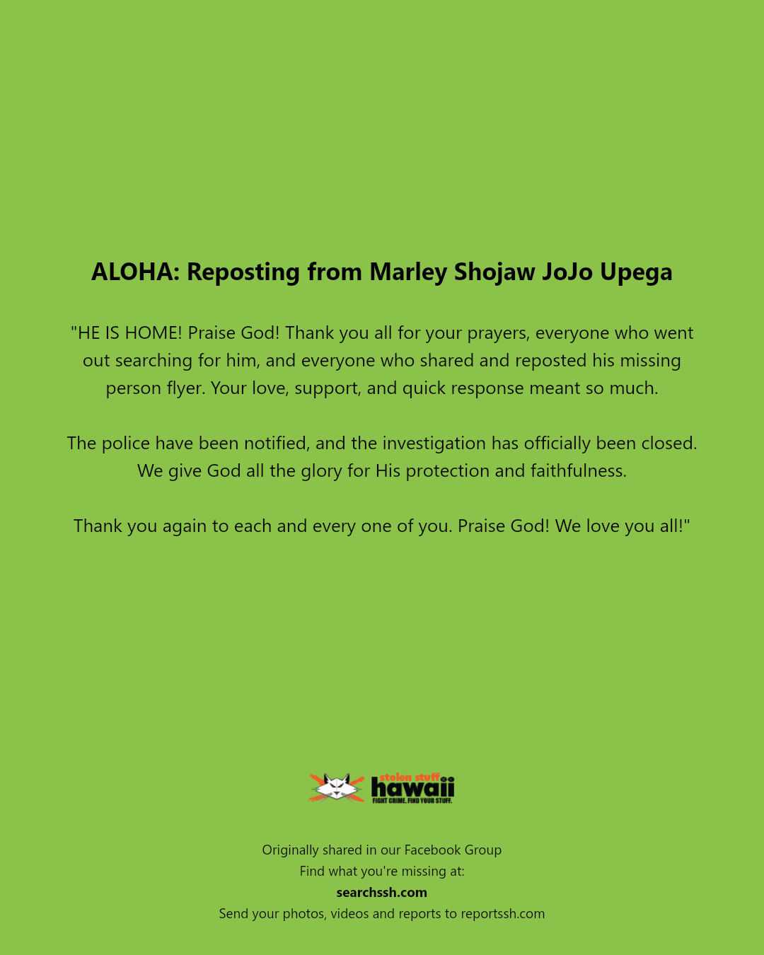 ALOHA - Unknown | Stolen Stuff Hawaii