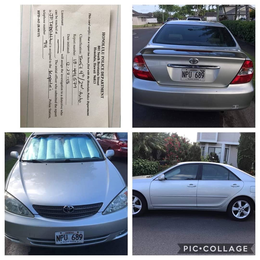THEFT - Kapolei 24hr Fitness parking lot | SSH Search