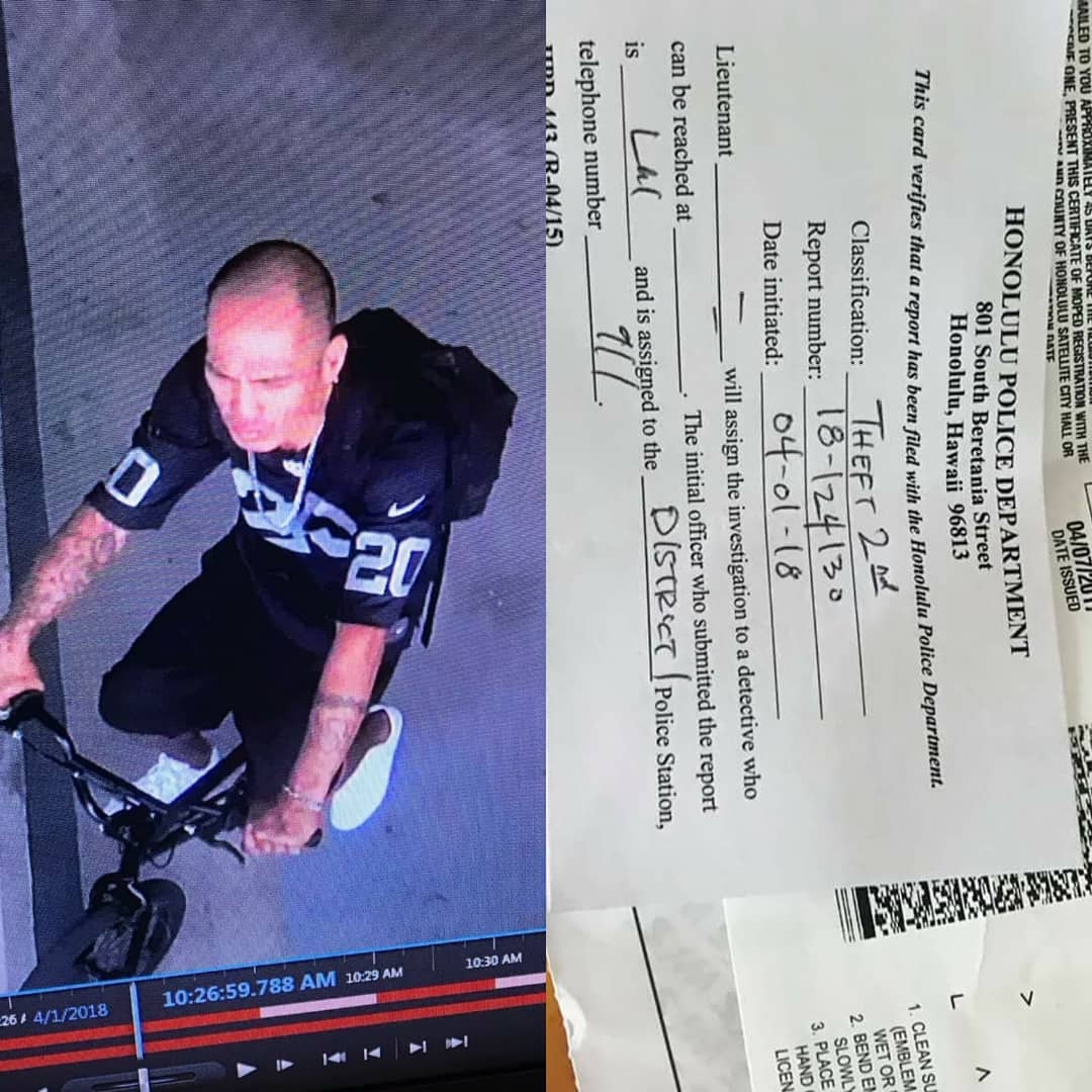 VEHICLE THEFT - One Ala Moana condominium, Honolulu, Oahu | SSH Search