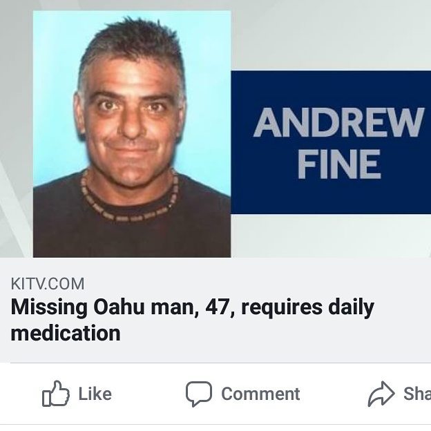 MISSING PERSON - Makaha Valley Road, Makaha, Oahu | SSH Search