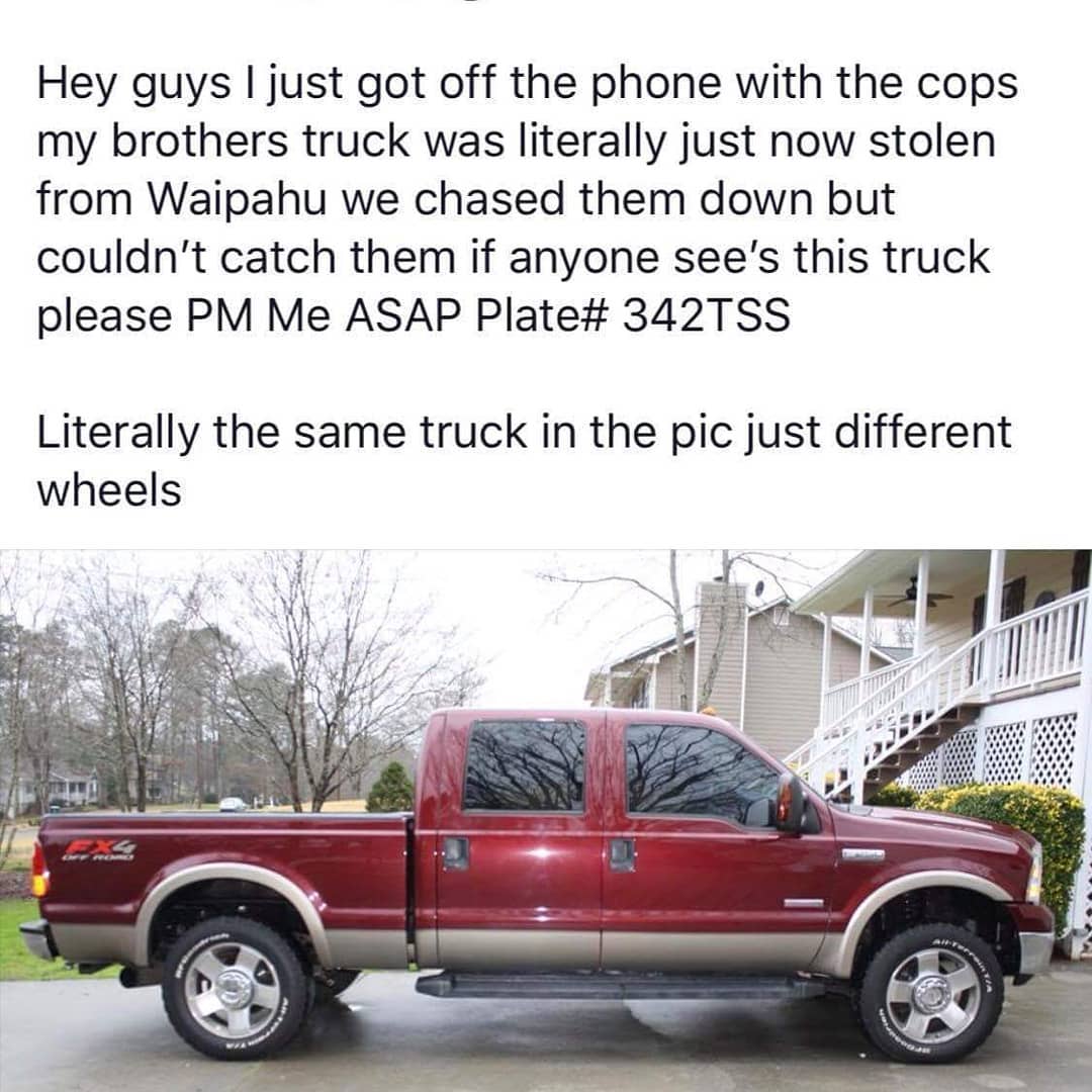 VEHICLE THEFT - Hawaii | SSH Search