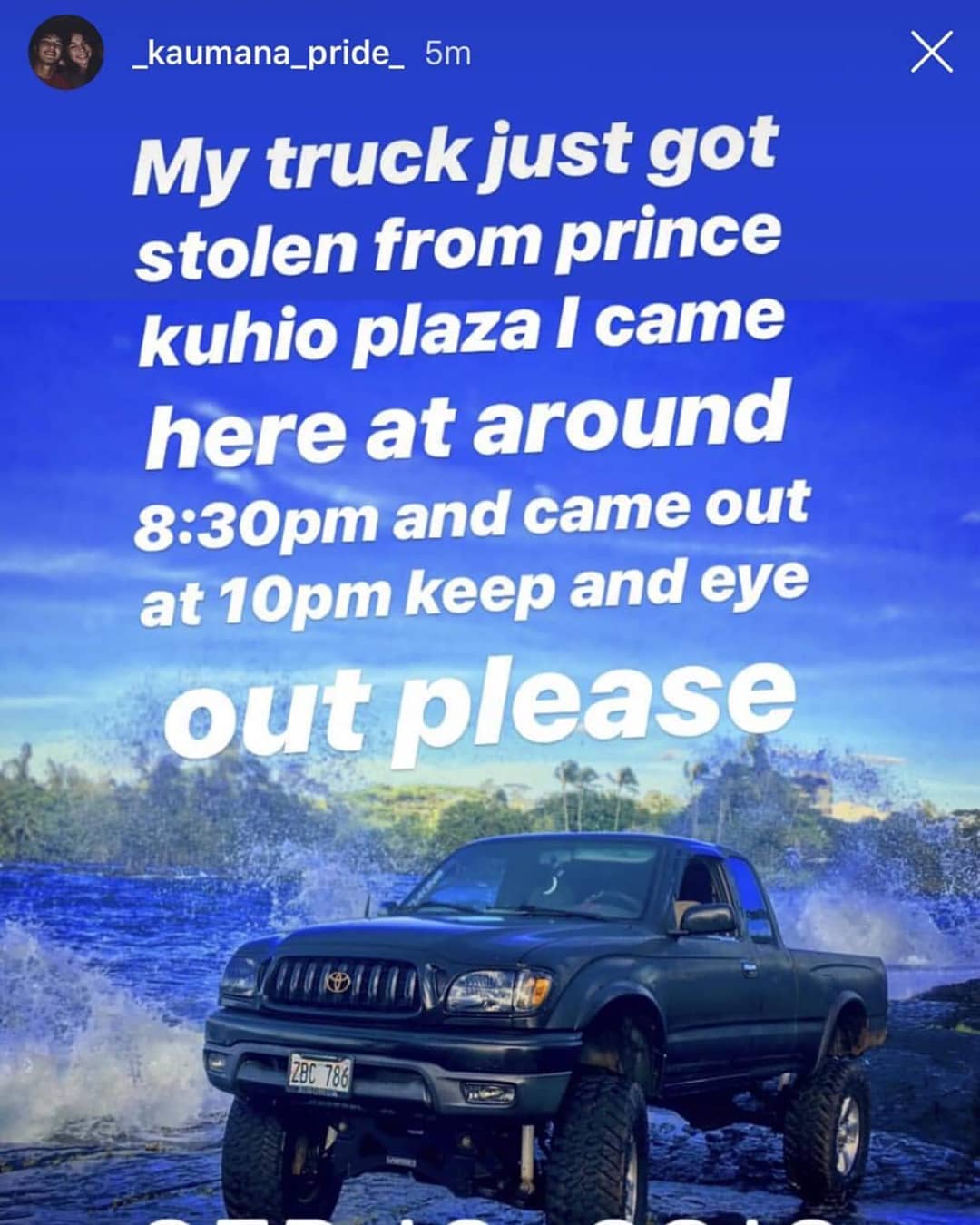 VEHICLE THEFT - Hilo, Big Island | SSH Search