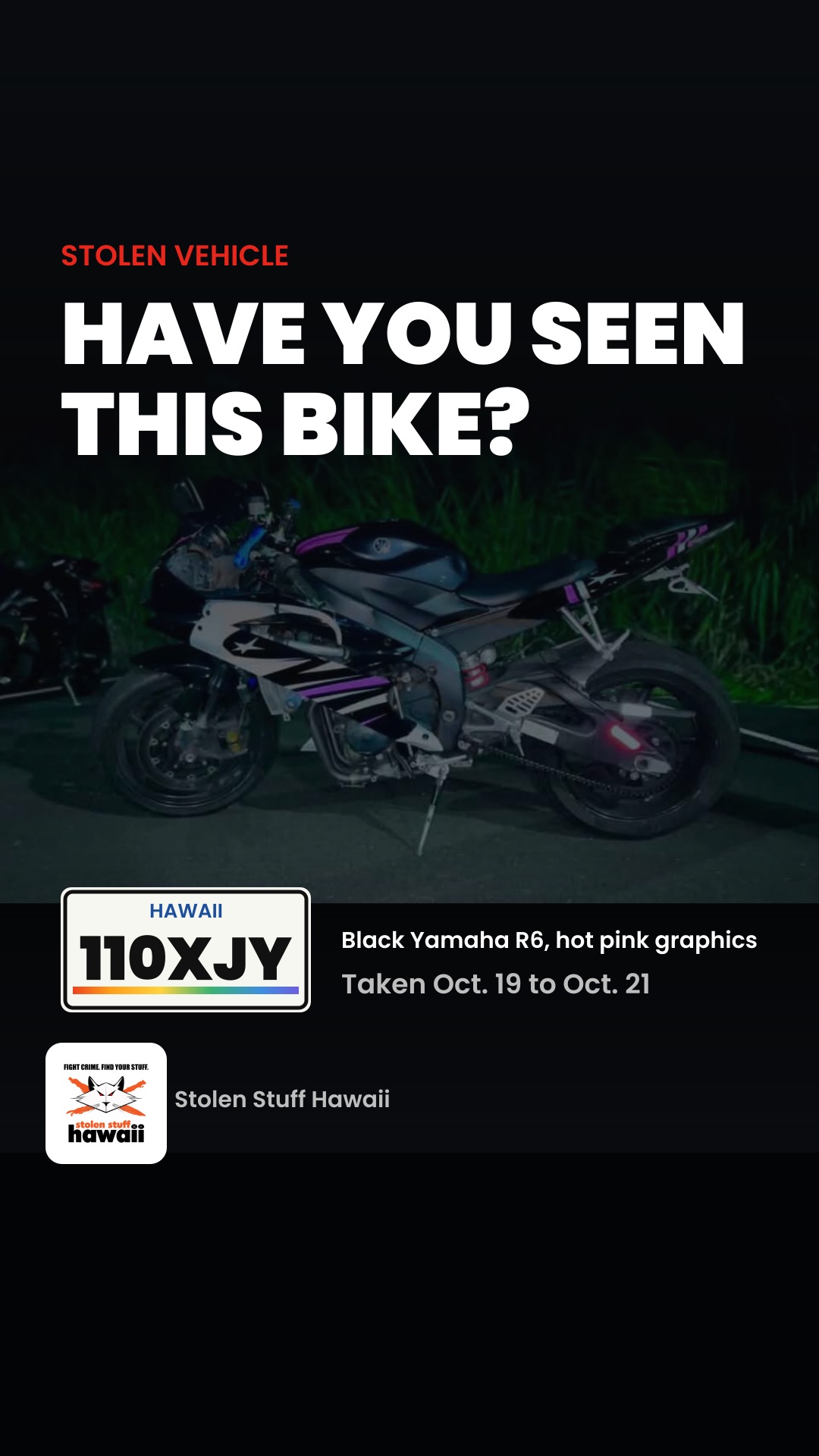 VEHICLE THEFT - Unknown | SSH Search