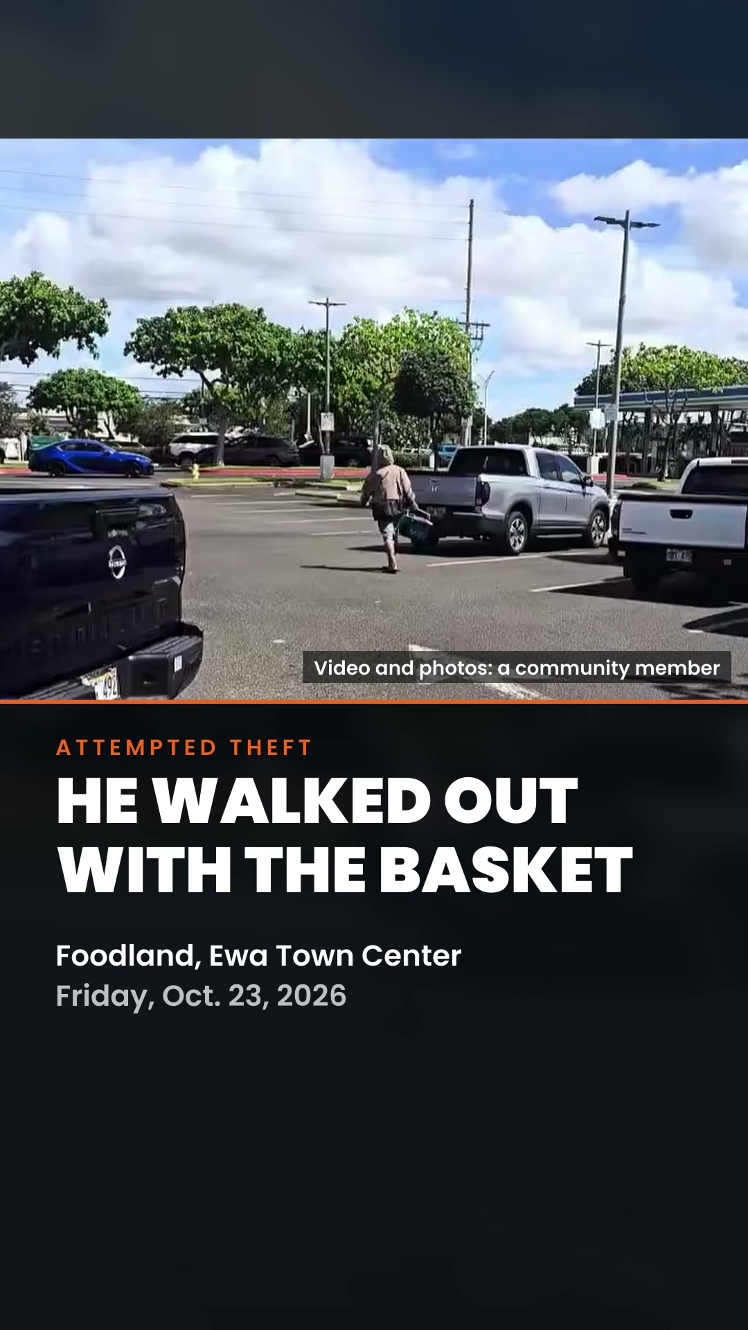 ATTEMPTED THEFT - Ewa Beach | SSH Search