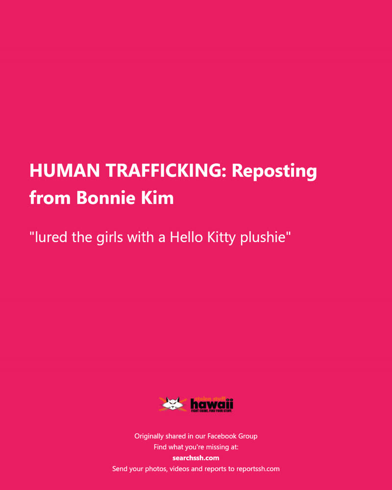 HUMAN TRAFFICKING - Hawaii | SSH Search