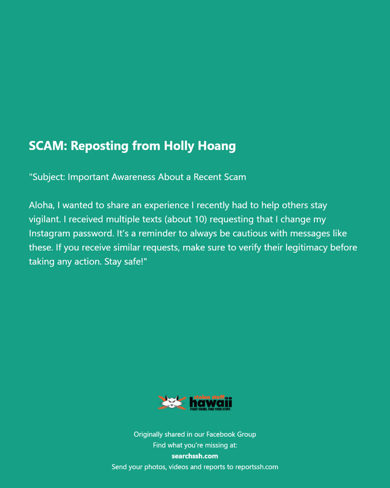 SCAM - Hawaii | SSH Search