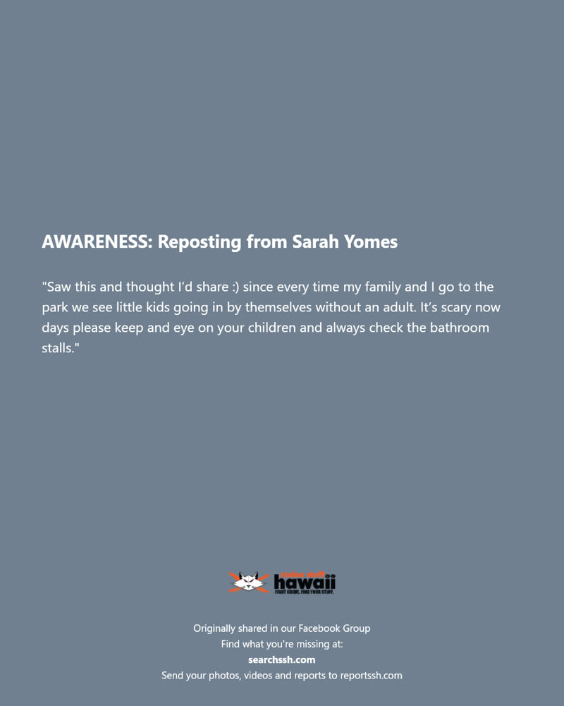 AWARENESS - Hawaii | SSH Search