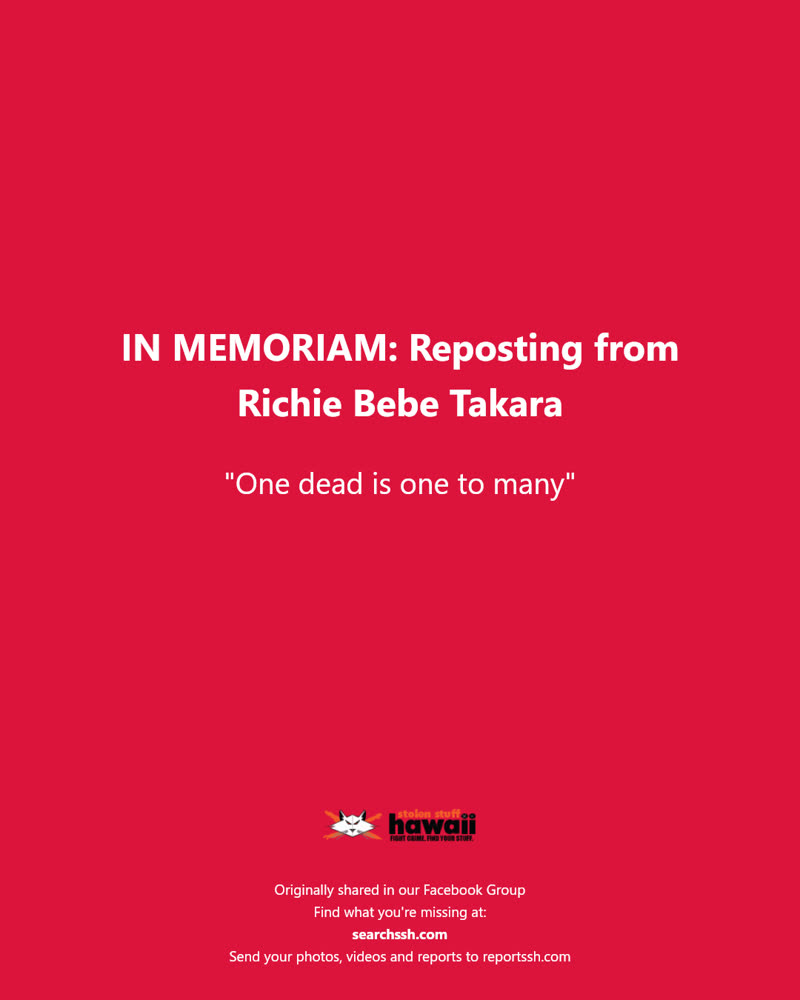 IN MEMORIAM - Hawaii | SSH Search