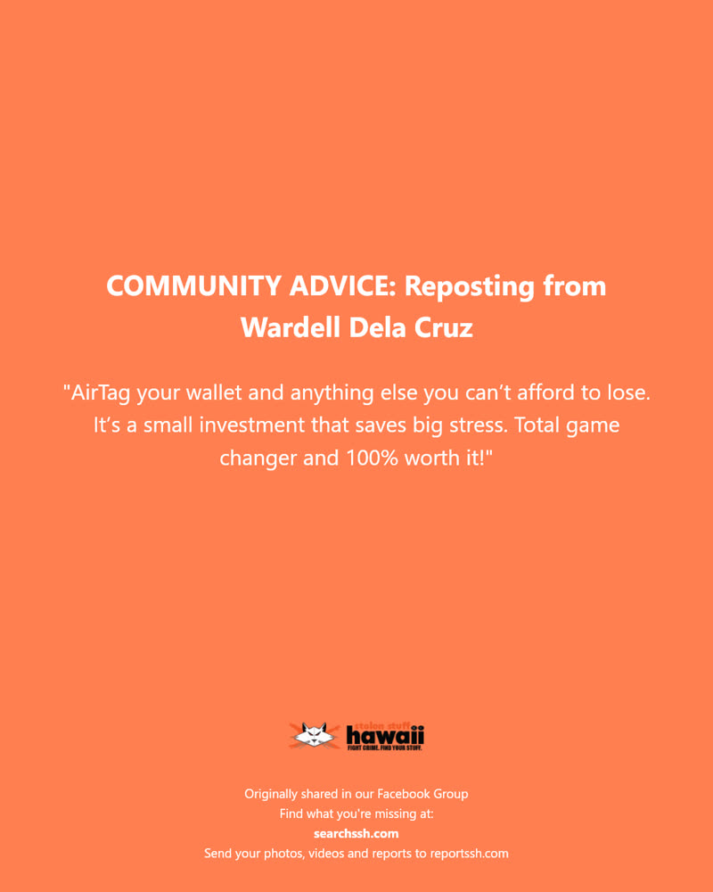 COMMUNITY ADVICE - Hawaii | SSH Search