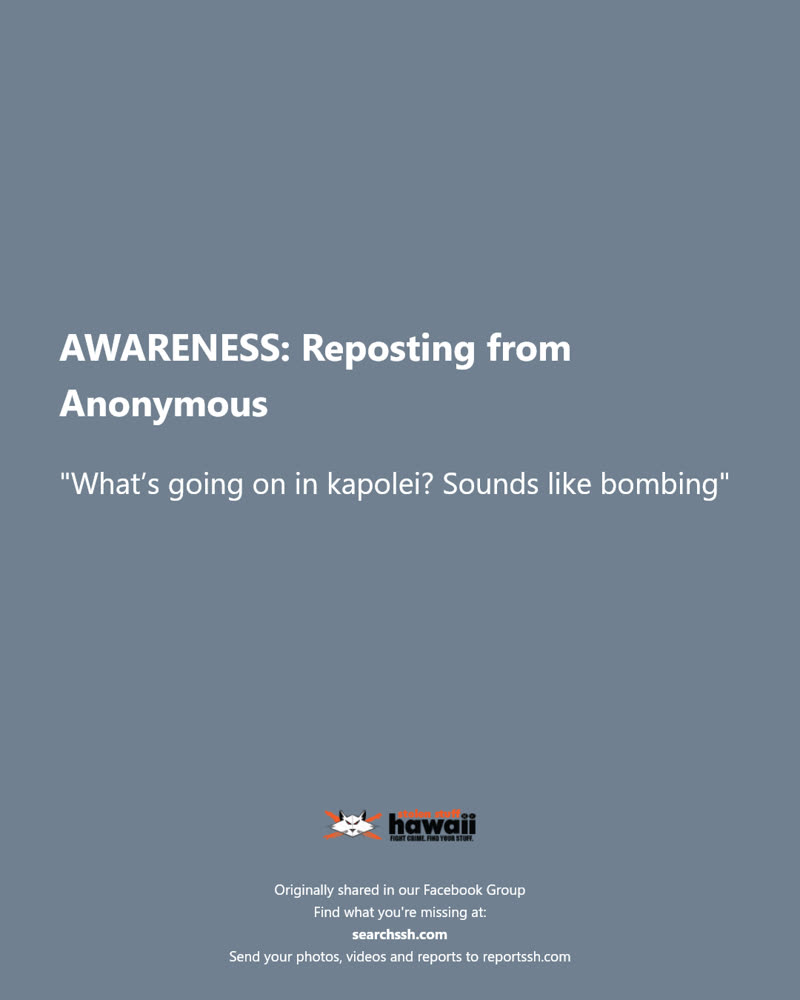 AWARENESS - Hawaii | SSH Search