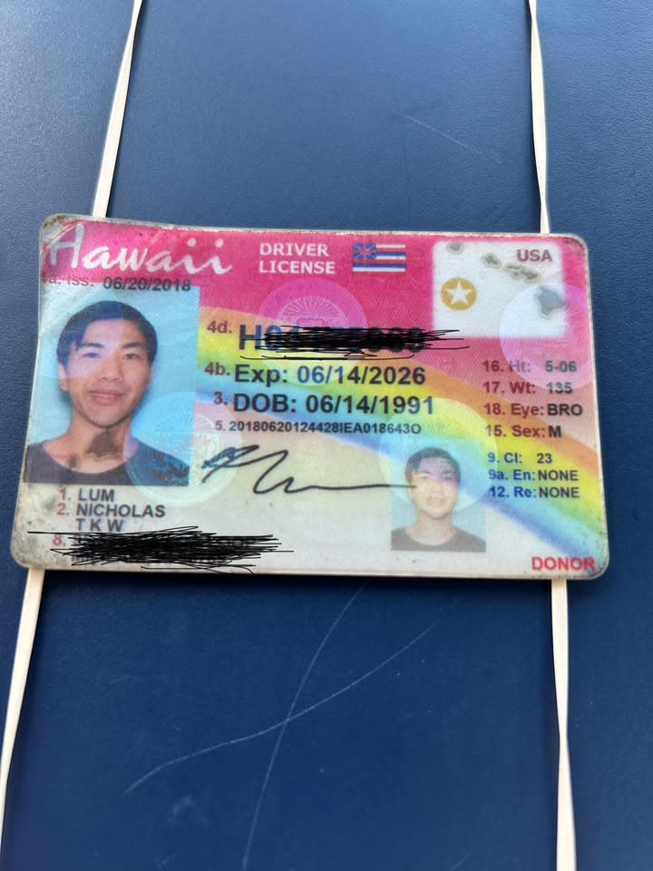 FOUND ITEM - Hawaii | SSH Search