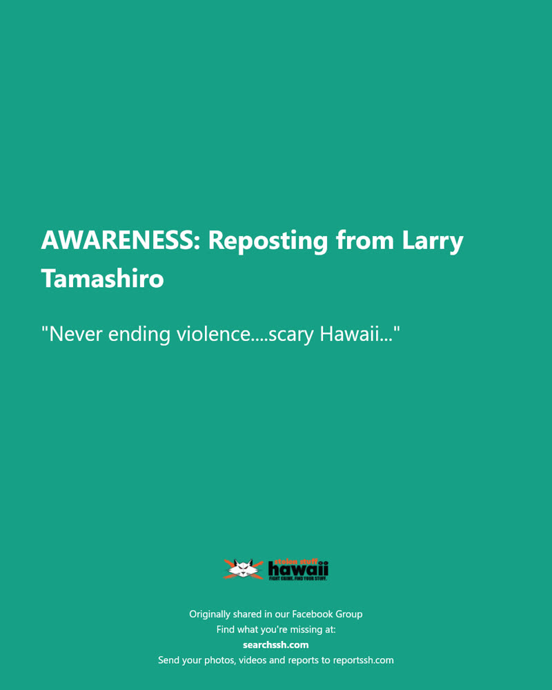 AWARENESS - Hawaii | SSH Search