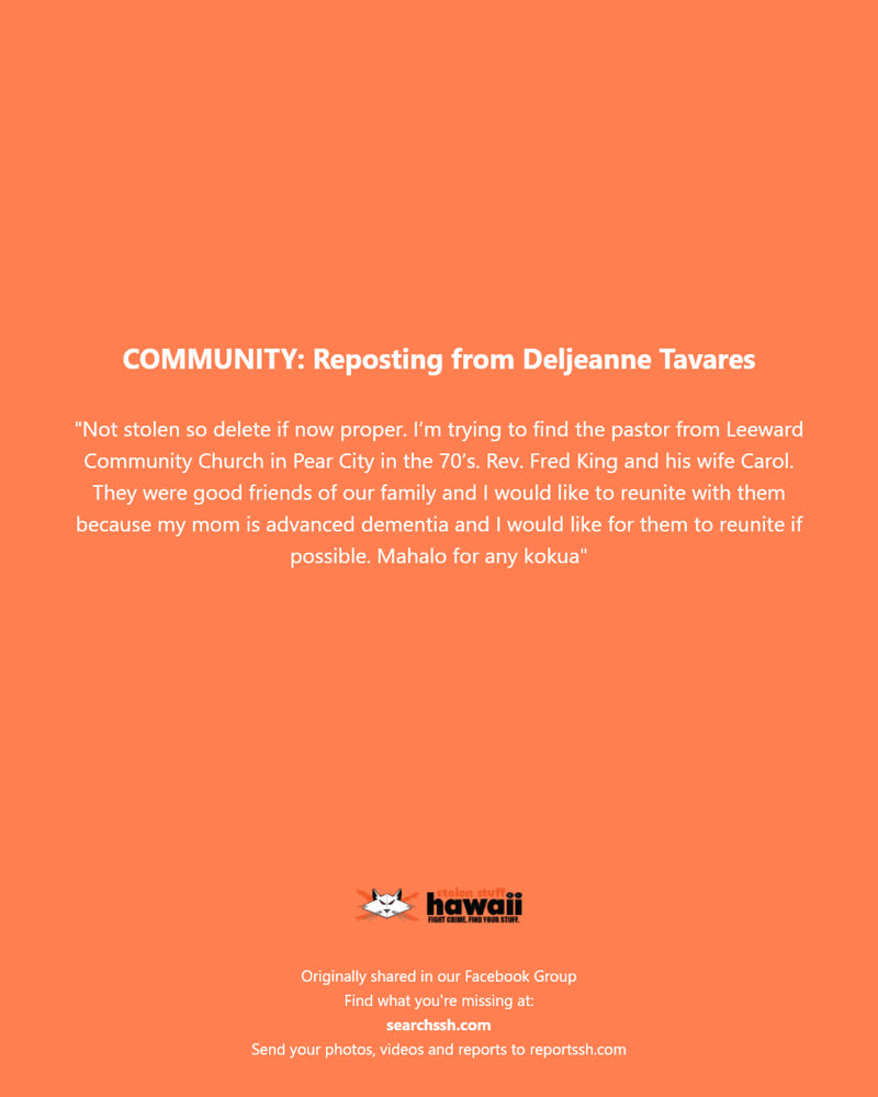 COMMUNITY - Leeward Community Church, Pearl City, Oahu | SSH Search