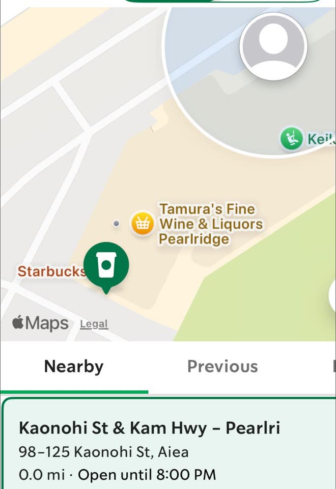 FOUND ITEM - Starbucks - Kaonohi location, Aiea, Oahu | SSH Search