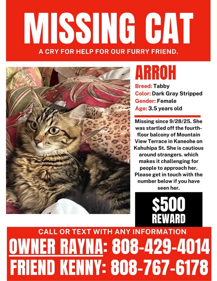 LOST PET - Hawaii | SSH Search
