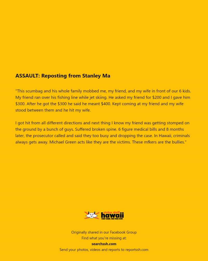 ASSAULT - Hawaii | SSH Search