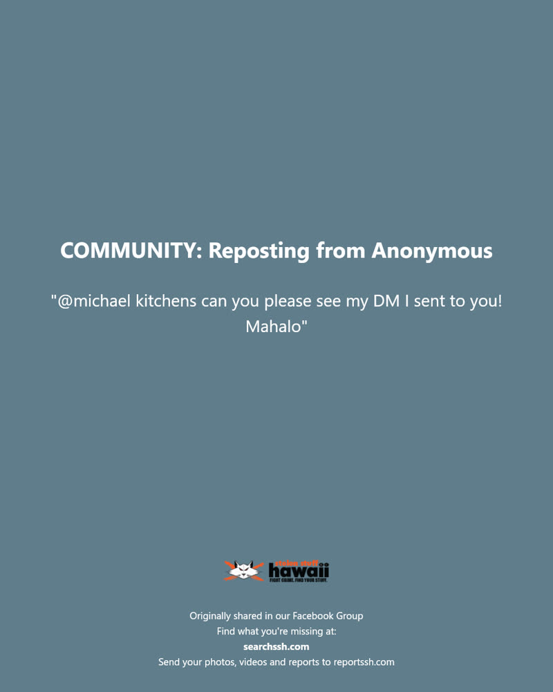 COMMUNITY - Hawaii | SSH Search