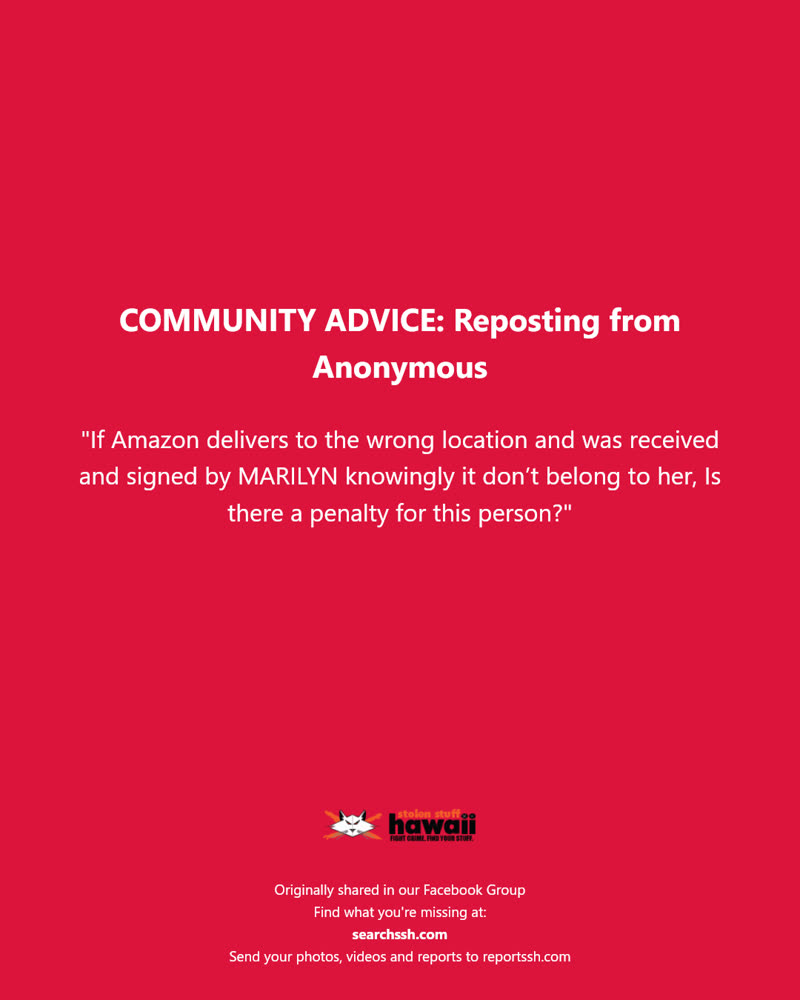 COMMUNITY ADVICE - Hawaii | SSH Search