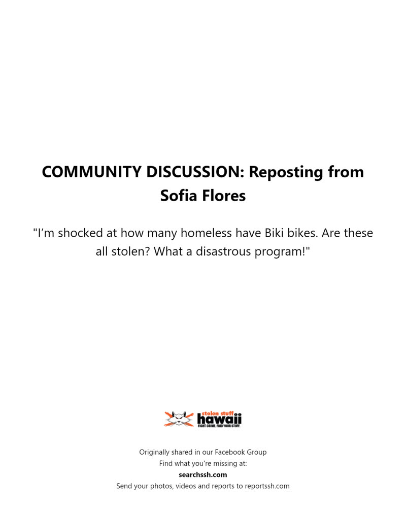 COMMUNITY DISCUSSION - Hawaii | SSH Search