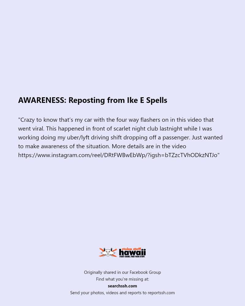 AWARENESS - Scarlet Night Club, Honolulu, Oahu | SSH Search
