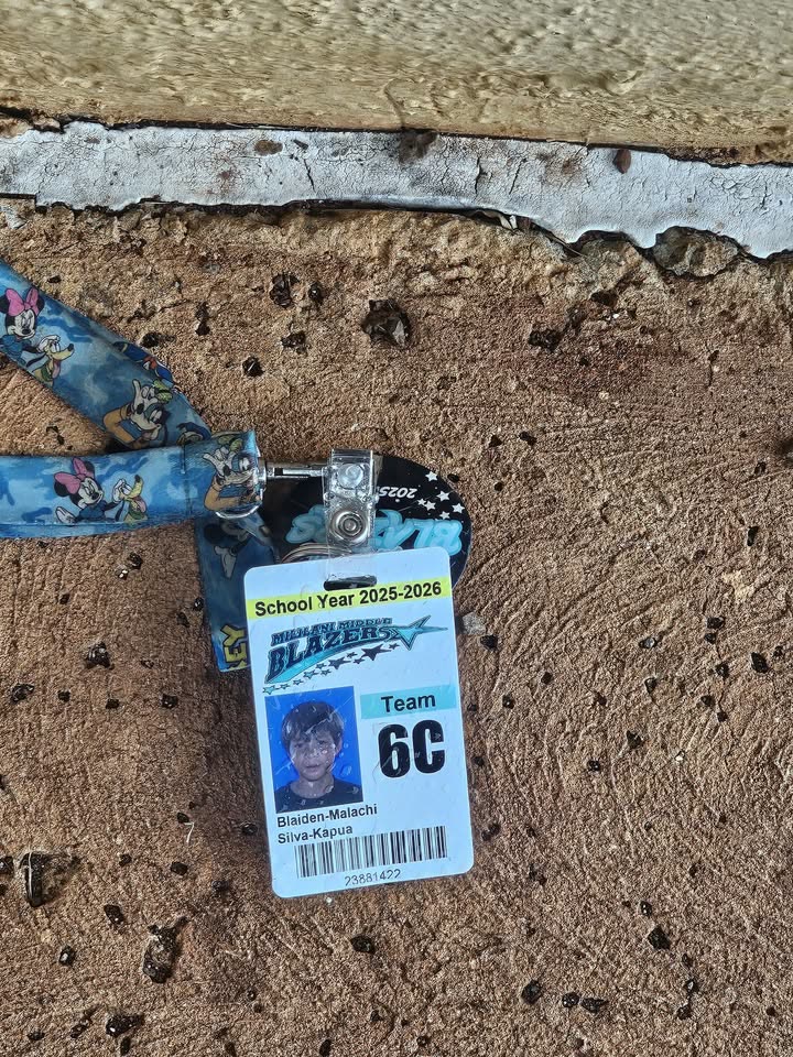 FOUND ITEM - Mililani Mauka Community Park, Mililani, Oahu | SSH Search