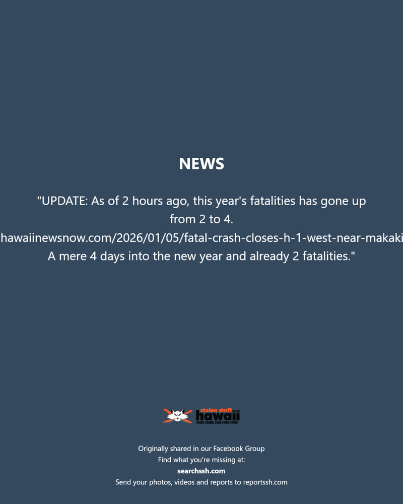 NEWS - Hawaii | SSH Search