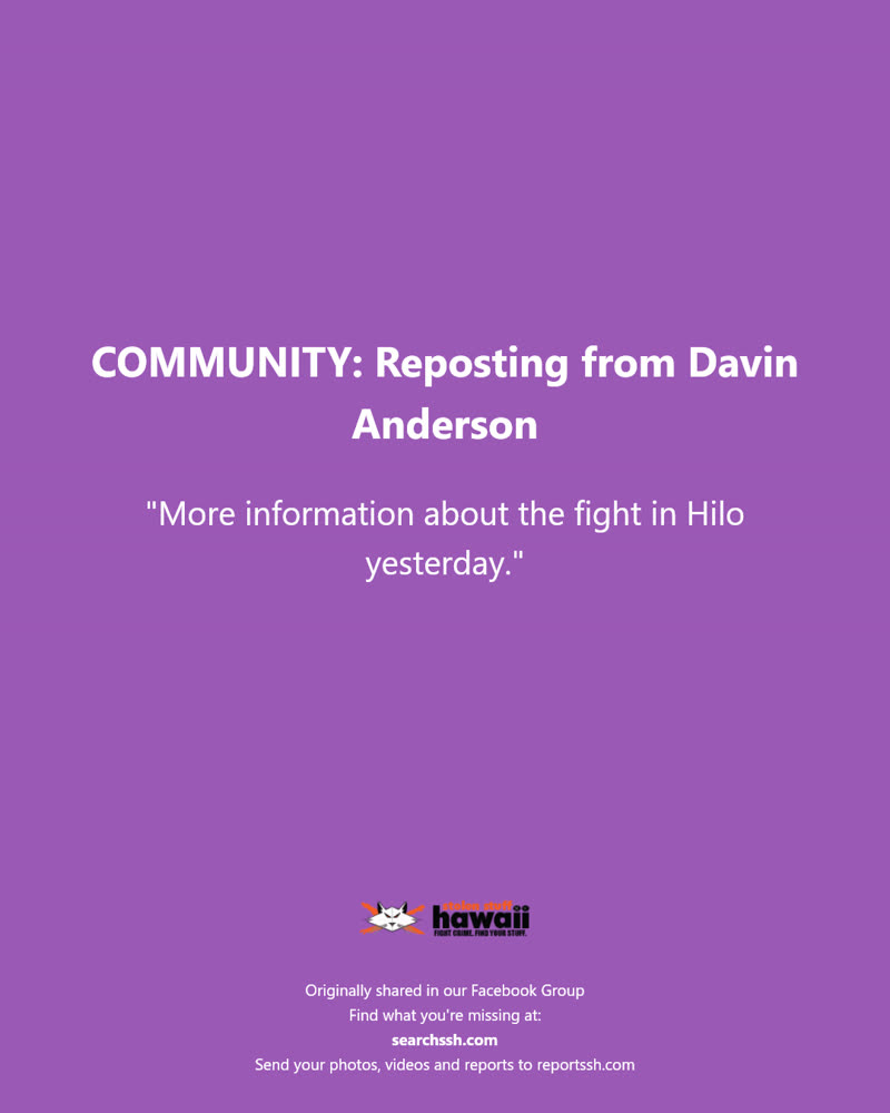 COMMUNITY - Hilo | SSH Search