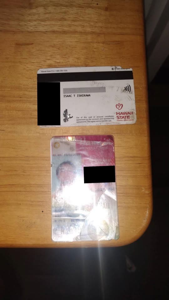 FOUND ITEM - Mililani Freeway, Mililani, Oahu | SSH Search