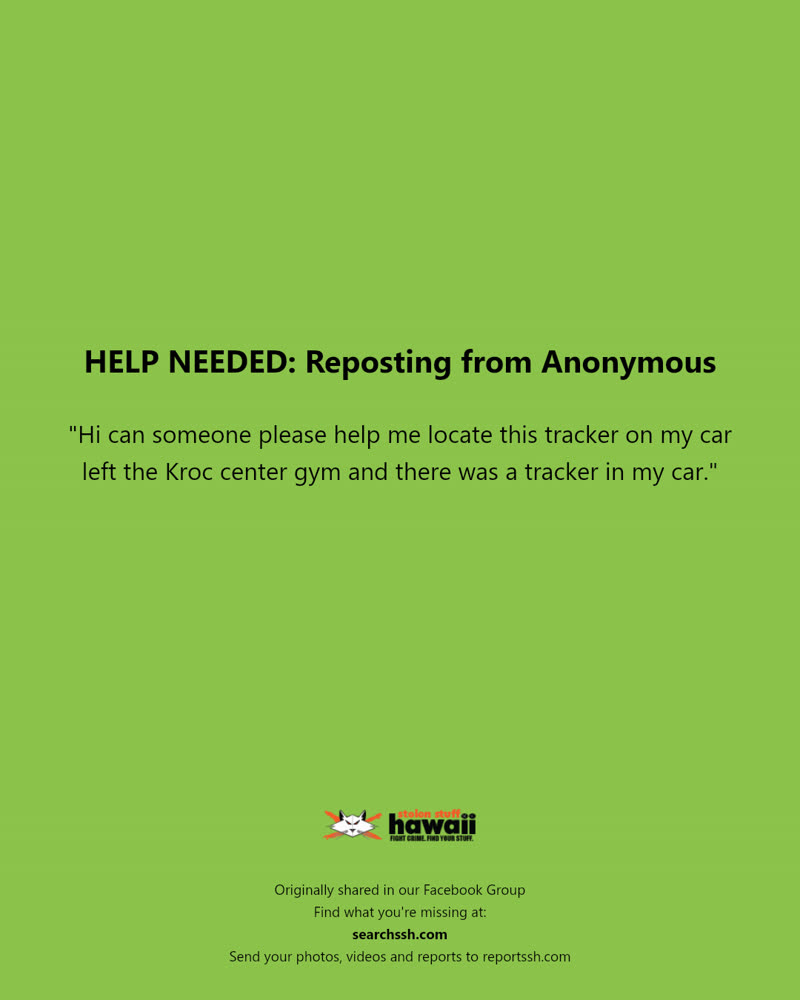 HELP NEEDED - Kroc Center, Ewa Beach, Oahu | SSH Search