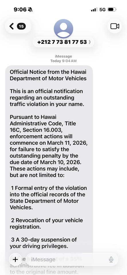 SCAM - Hawaii | SSH Search