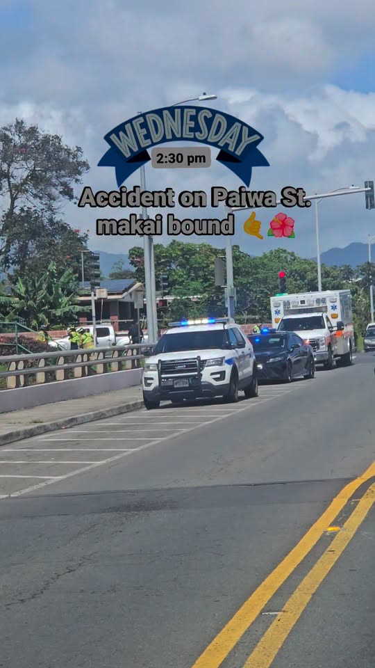 TRAFFIC INCIDENT - Paiwa Street, Waipahu | SSH Search